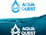 Projekt graficzny, nazwa firmy, tworzenie logo firm AQUA QUEST - Wanderer