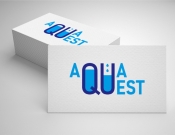 Projekt graficzny, nazwa firmy, tworzenie logo firm AQUA QUEST - minimka92