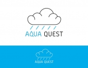 Projekt graficzny, nazwa firmy, tworzenie logo firm AQUA QUEST - Brain_on_Fire