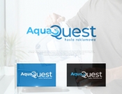Projekt graficzny, nazwa firmy, tworzenie logo firm AQUA QUEST - myKoncepT