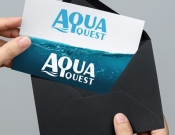 Projekt graficzny, nazwa firmy, tworzenie logo firm AQUA QUEST - Wanderer