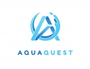 Projekt graficzny, nazwa firmy, tworzenie logo firm AQUA QUEST - roslinax