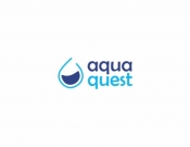Projekt graficzny, nazwa firmy, tworzenie logo firm AQUA QUEST - AK Graphic