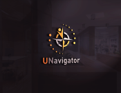 Projekt graficzny, nazwa firmy, tworzenie logo firm UNavigator - potencjał osobisty  - Blanker