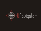 Projekt graficzny, nazwa firmy, tworzenie logo firm UNavigator - potencjał osobisty  - e u r e k a