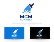 Projekt graficzny, nazwa firmy, tworzenie logo firm Logo dla firmy MCM KONKRET  - myKoncepT