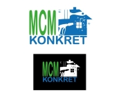 Projekt graficzny, nazwa firmy, tworzenie logo firm Logo dla firmy MCM KONKRET  - alienmar