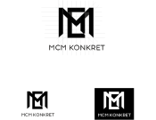 Projekt graficzny, nazwa firmy, tworzenie logo firm Logo dla firmy MCM KONKRET  - jaczyk