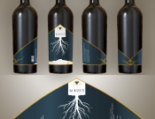 projektowanie logo oraz grafiki online Etykieta na butelkę wina
