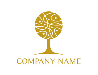 Projekt graficzny logo dla firmy online Złote Drzewo
