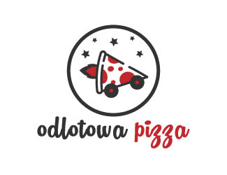 Projektowanie logo dla firm online odlotowa pizza