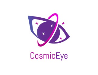 Projektowanie logo dla firm online Kosmiczne Oko