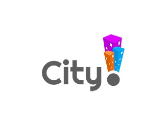 Projekt graficzny logo dla firmy online Miasto!
