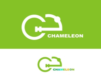 CHAMELEON, MODA, URODA - projektowanie logo - konkurs graficzny