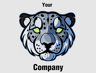 Projekt graficzny logo dla firmy online Irbis - Pantera śnieżna
