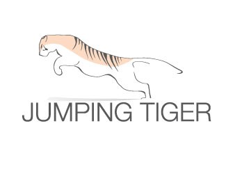 Projekt graficzny logo dla firmy online Jumping tiger