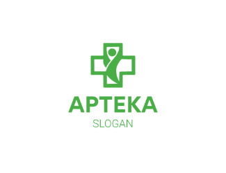 Projekt graficzny logo dla firmy online Apteka