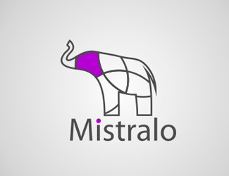 Projekt graficzny logo dla firmy online Mistralo