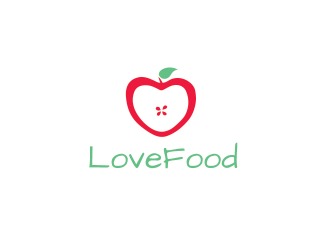 Projekt graficzny logo dla firmy online LoveFood