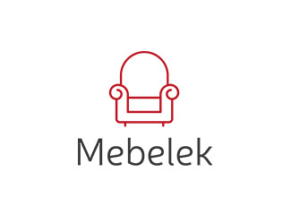 Projekt graficzny logo dla firmy online Mebelek
