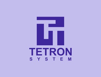 Projekt graficzny logo dla firmy online TETRON