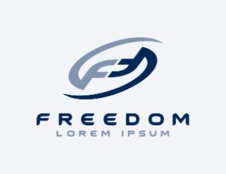 Projekt graficzny logo dla firmy online FREEDOM