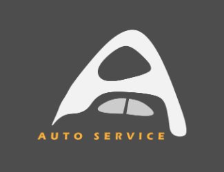 Projekt logo dla firmy AUTO SERVICE | Projektowanie logo