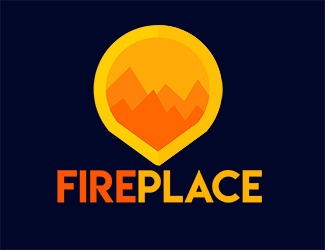 Projekt graficzny logo dla firmy online FirePlace