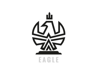 Projekt graficzny logo dla firmy online eagle logo