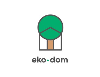 Projektowanie logo dla firmy, konkurs graficzny eko-dom 1