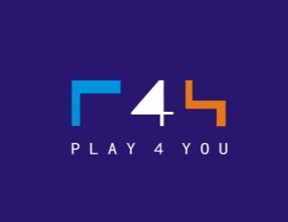 Projekt graficzny logo dla firmy online PLAY 4 YOU
