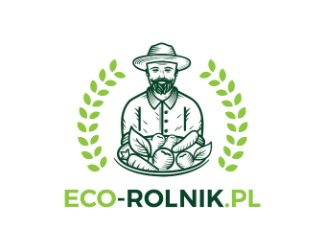 Projekt logo dla firmy Eco Rolnik | Projektowanie logo