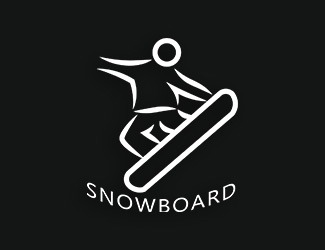 Snowboard (twoja nazwa) - projektowanie logo - konkurs graficzny