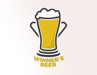 Projektowanie logo dla firm online Piwo Zwyciężcy