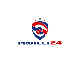 Projekt logo dla firmy Protect24 | Projektowanie logo