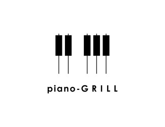 Projektowanie logo dla firm online piano-GRILL