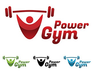 Projektowanie logo dla firmy, konkurs graficzny Power Gym