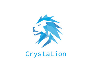 Projekt logo dla firmy CrystaLion | Projektowanie logo