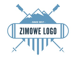 Projekt graficzny logo dla firmy online ZIMOWE LOGO