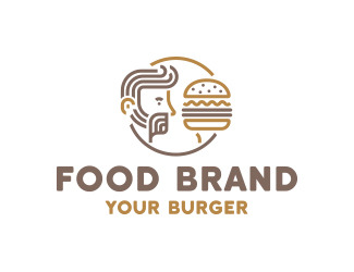 Projekt graficzny logo dla firmy online Food brand