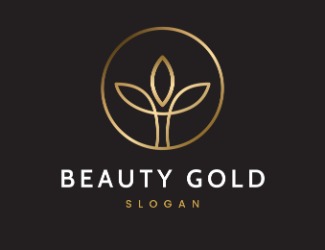 Projekt logo dla firmy Beauty Gold | Projektowanie logo