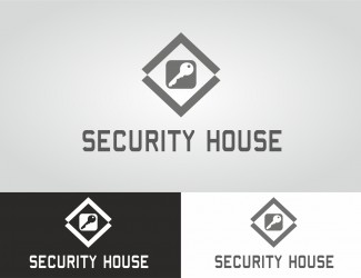 Projekt logo dla firmy Security House | Projektowanie logo