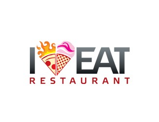 Projekt logo dla firmy I LOVE EAT | Projektowanie logo