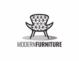 Projekt graficzny logo dla firmy online modern furniture