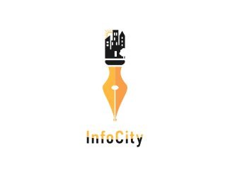 Projekt graficzny logo dla firmy online Info City