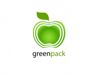 Projekt graficzny logo dla firmy online green pack