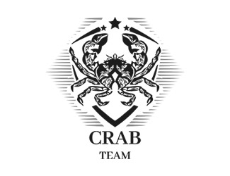 Projekt graficzny logo dla firmy online crab team