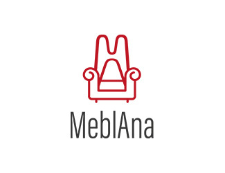 Projekt logo dla firmy Meblana | Projektowanie logo