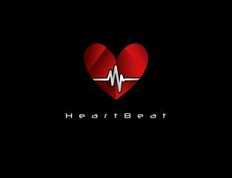 Projekt graficzny logo dla firmy online HEART BEAT