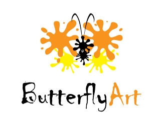 Projekt logo dla firmy butterfly art | Projektowanie logo